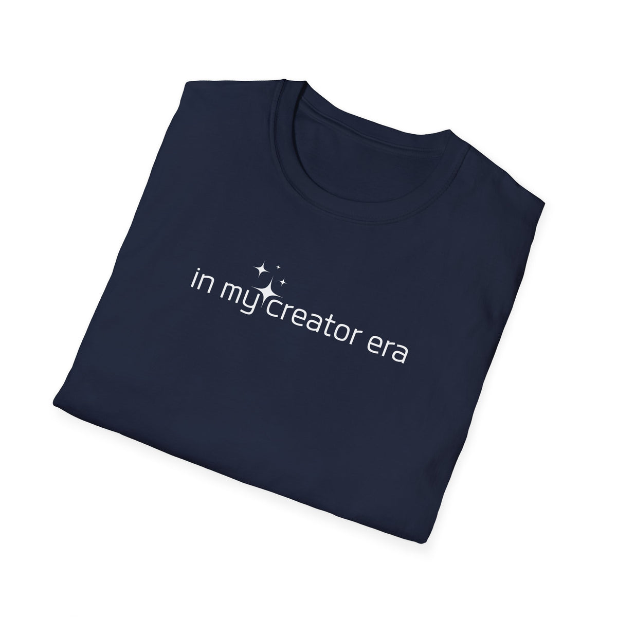 Content Creator Era Unisex Softstyle T-Shirt, Trendy Tee, Influencer Graphic Top, Social Media Blogger Shirt, Virtual Creator Apparel