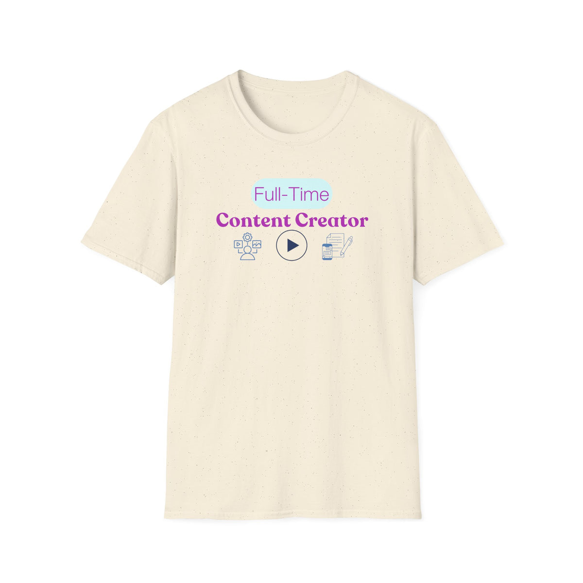 Content Creator Rees Unisex T-Shirt, Soft Tee for Men and Women, Graphic Tee, Blogger Shirt, Social Media Influencer Gift, Video Creator