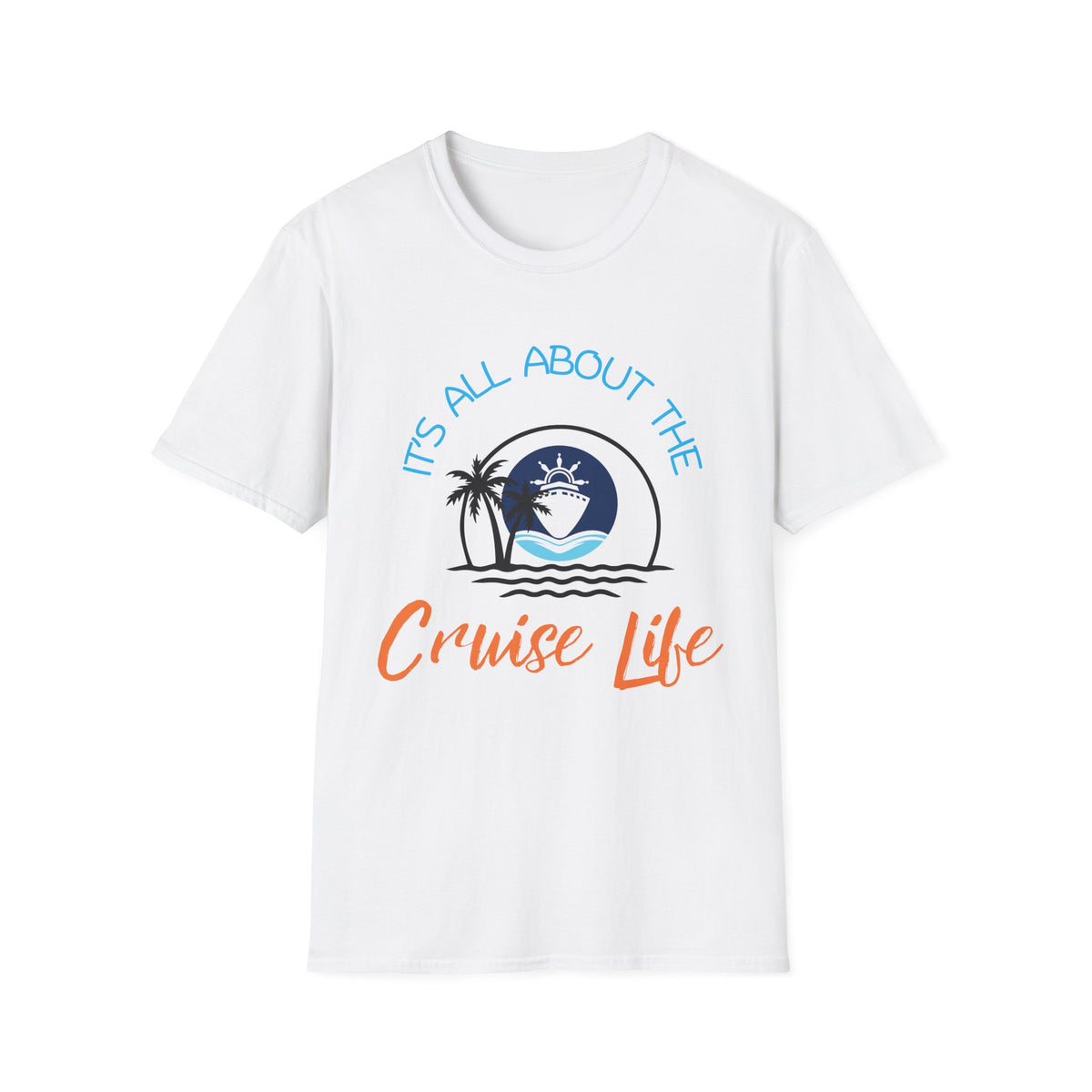 Cruise Life Vacation T-Shirt, Ocean Holiday Tee, Beach Relaxation Top, Travel Adventure Shirt, Summer Trip Apparel