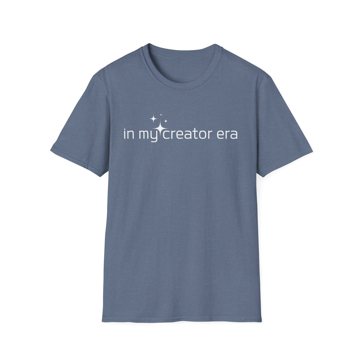 Content Creator Era Unisex Softstyle T-Shirt, Trendy Tee, Influencer Graphic Top, Social Media Blogger Shirt, Virtual Creator Apparel
