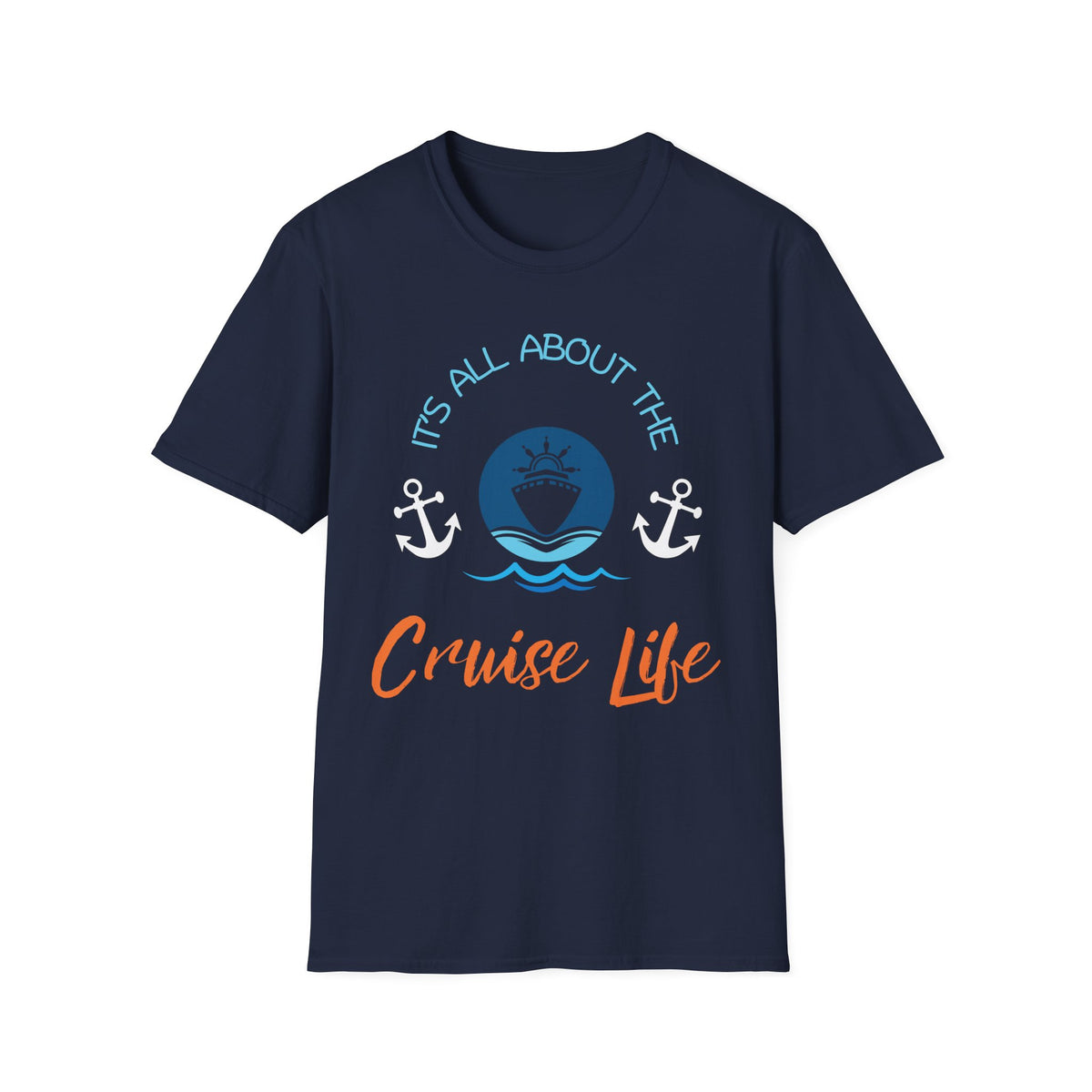 Cruise Life Vacation Tshirt, Unisex Tee Shirt, Nautical Summer Top, Beach Holiday Apparel, Ocean Vibes Clothing