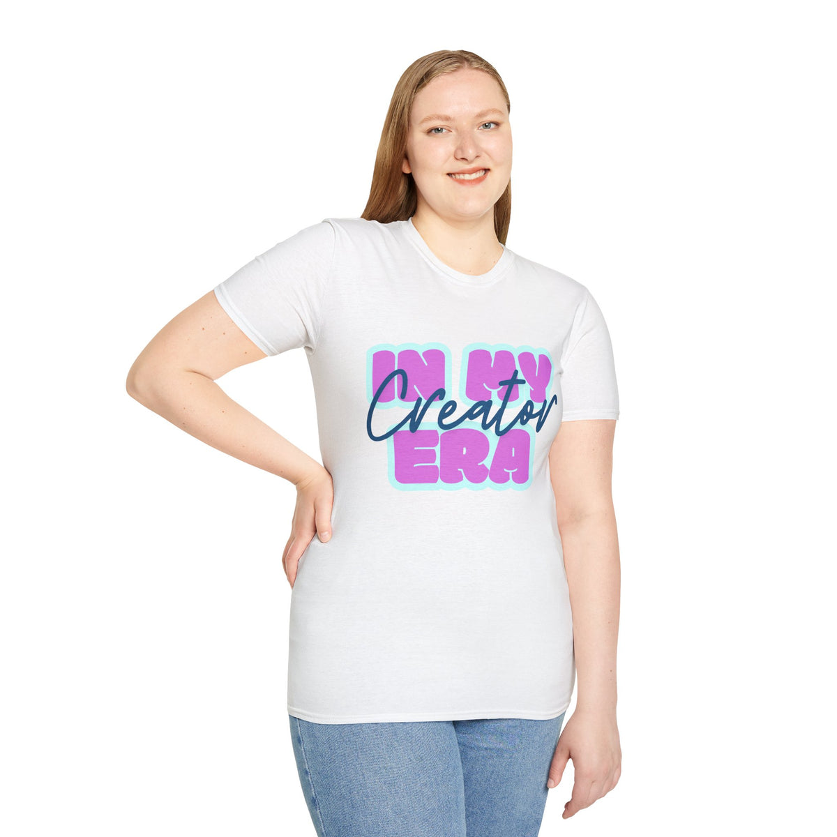 Content Creator Unisex Softstyle T-Shirt, Blogger Tee, Social Media Influencer Shirt, Graphic Designer Top, Video Creator Apparel