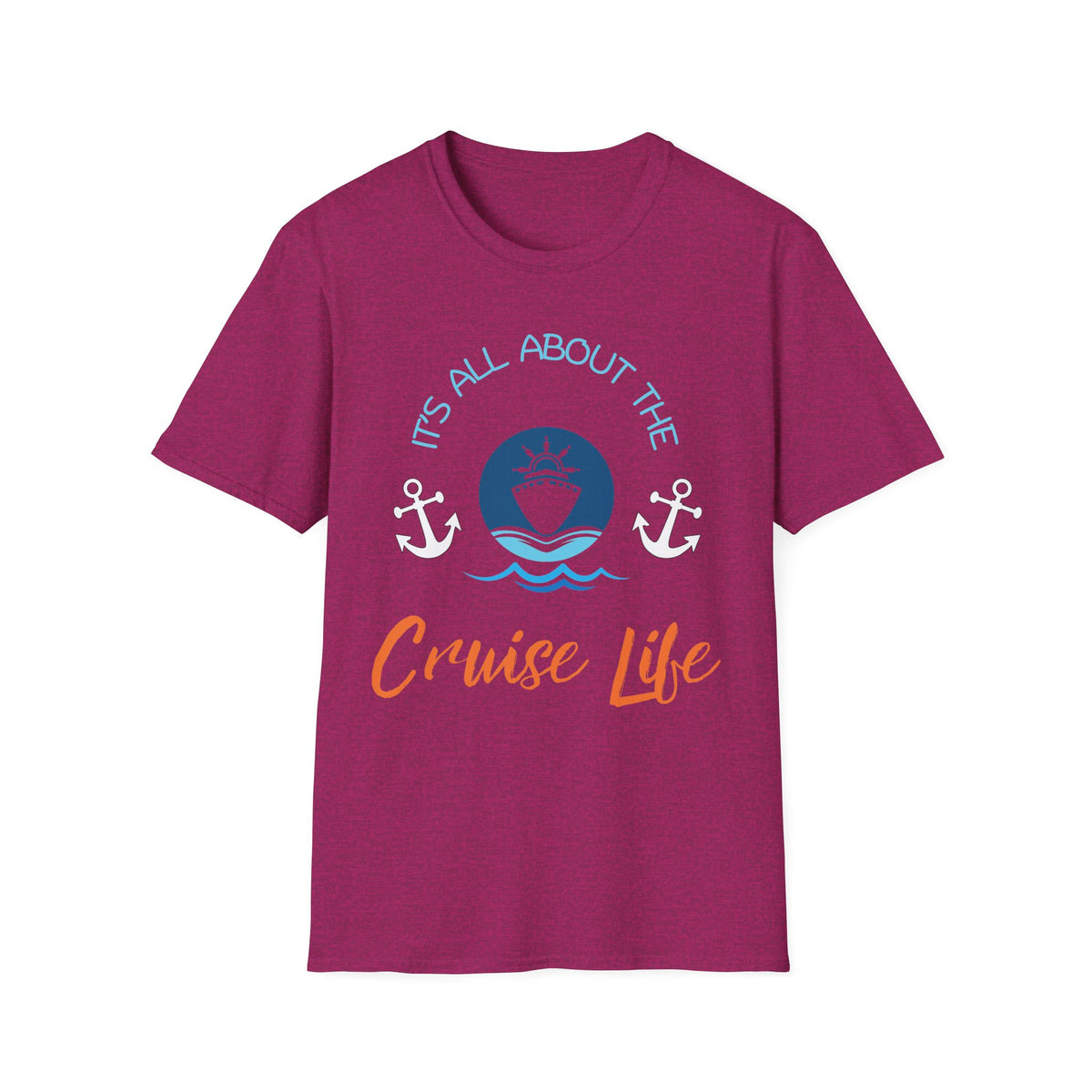 Cruise Life Vacation Tshirt, Unisex Tee Shirt, Nautical Summer Top, Beach Holiday Apparel, Ocean Vibes Clothing