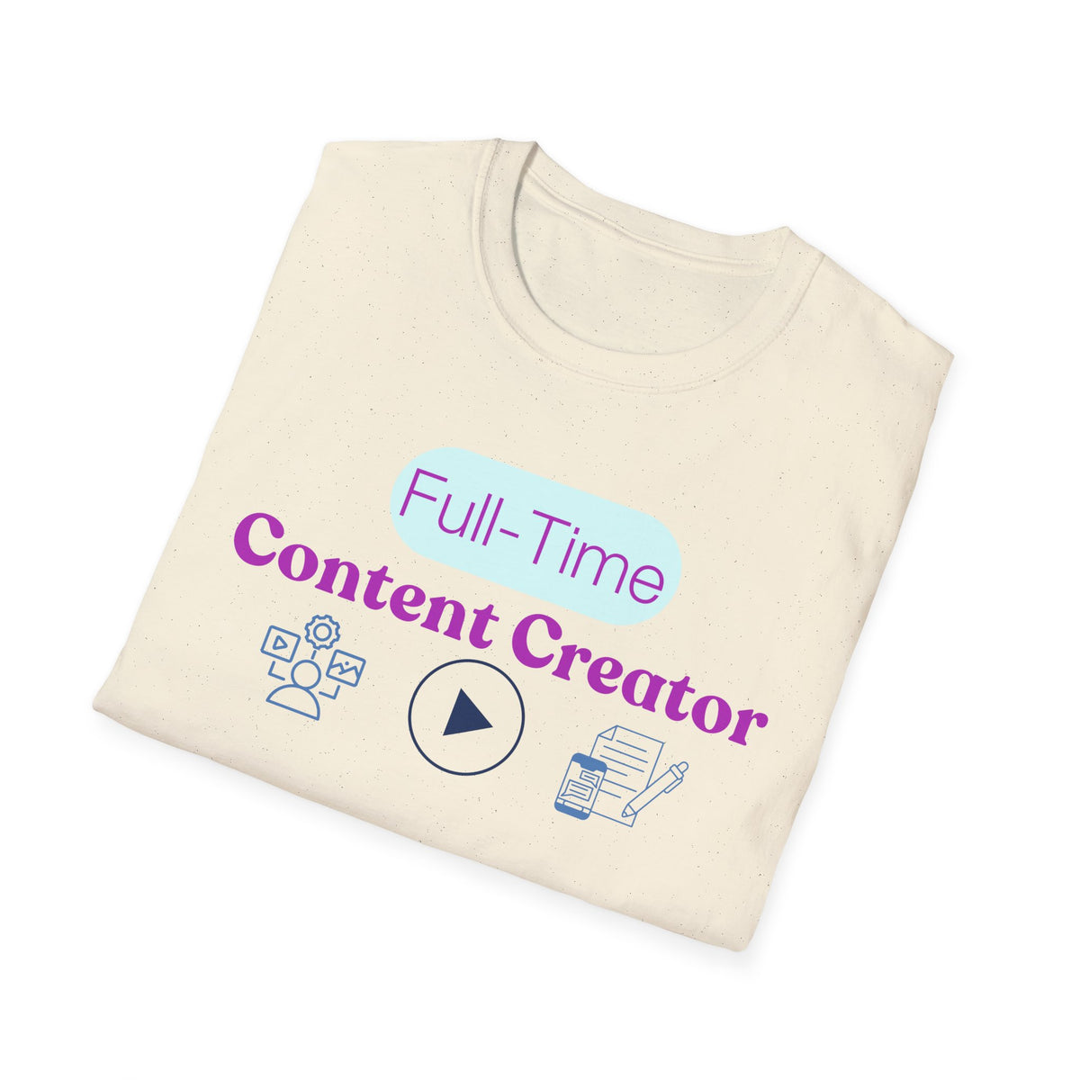 Content Creator Rees Unisex T-Shirt, Soft Tee for Men and Women, Graphic Tee, Blogger Shirt, Social Media Influencer Gift, Video Creator