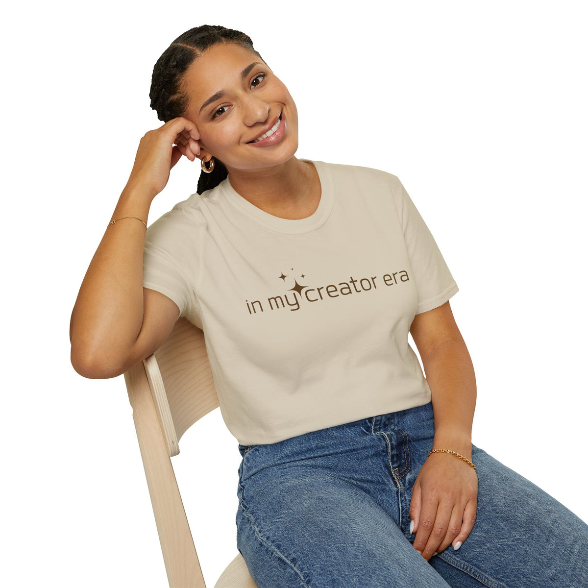 Content Creator Era Unisex Softstyle T-Shirt, Blogger Graphic Tee, Social Media Influencer Shirt, Digital Creator Top, Instagram Fashion Tee