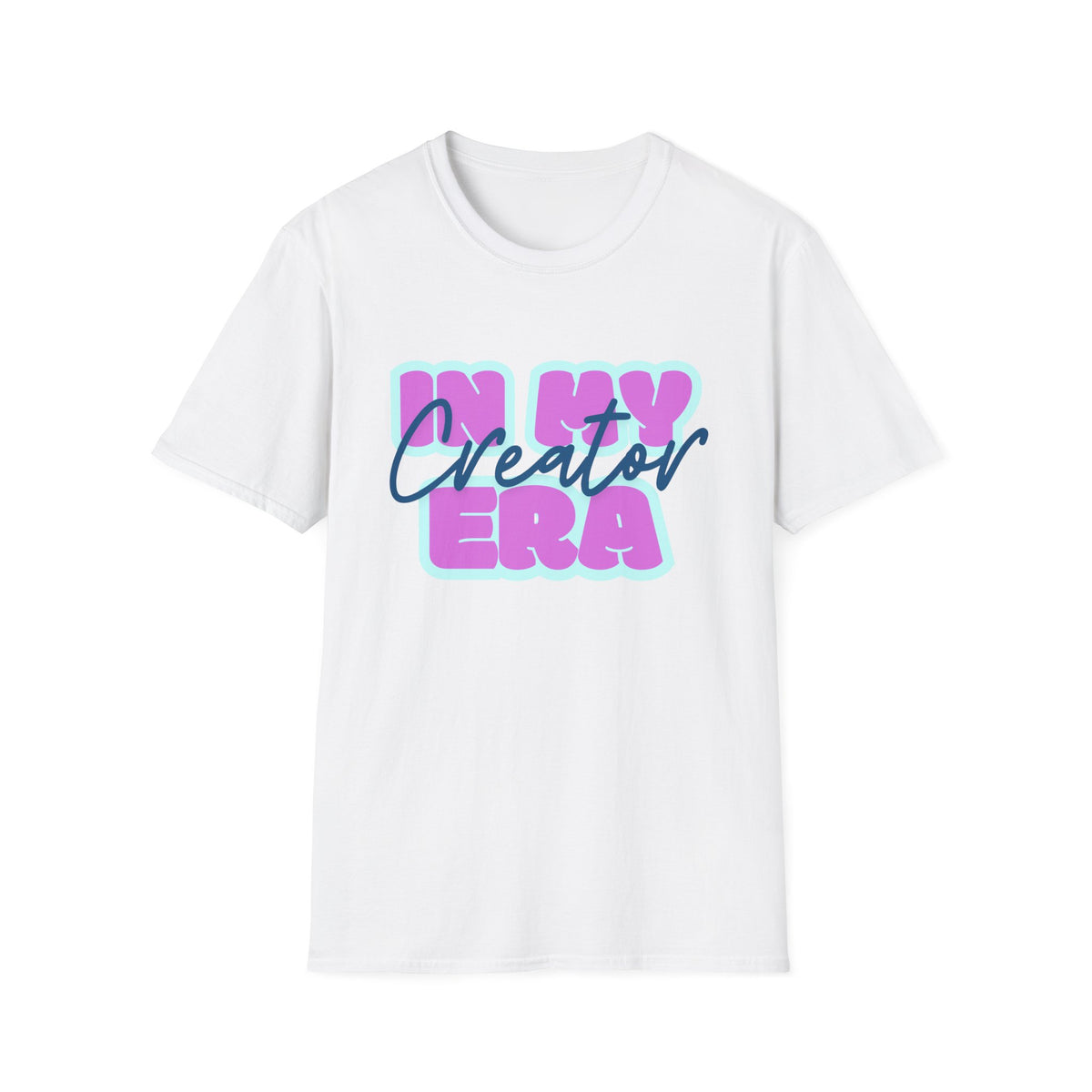 Content Creator Unisex Softstyle T-Shirt, Blogger Tee, Social Media Influencer Shirt, Graphic Designer Top, Video Creator Apparel