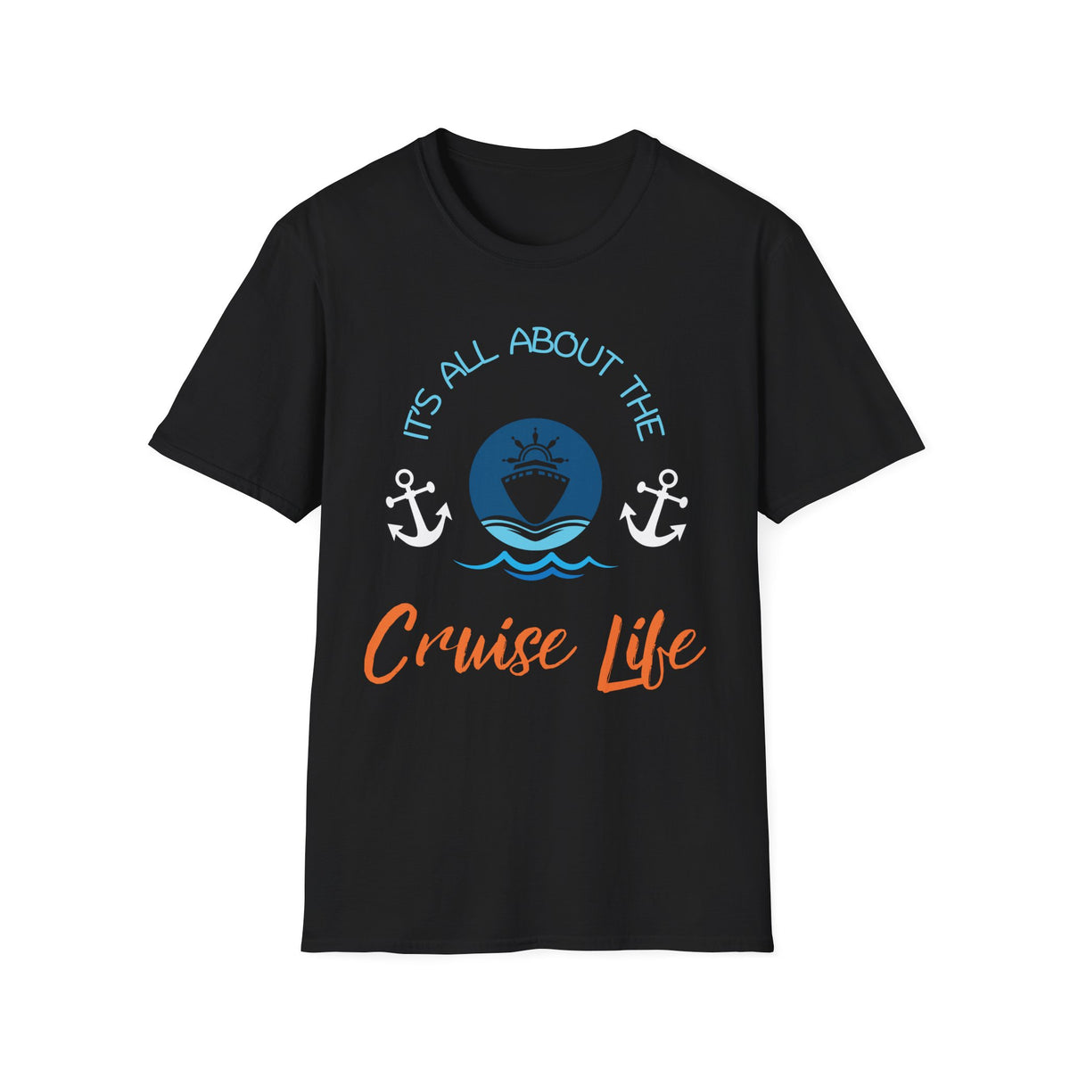 Cruise Life Vacation Tshirt, Unisex Tee Shirt, Nautical Summer Top, Beach Holiday Apparel, Ocean Vibes Clothing