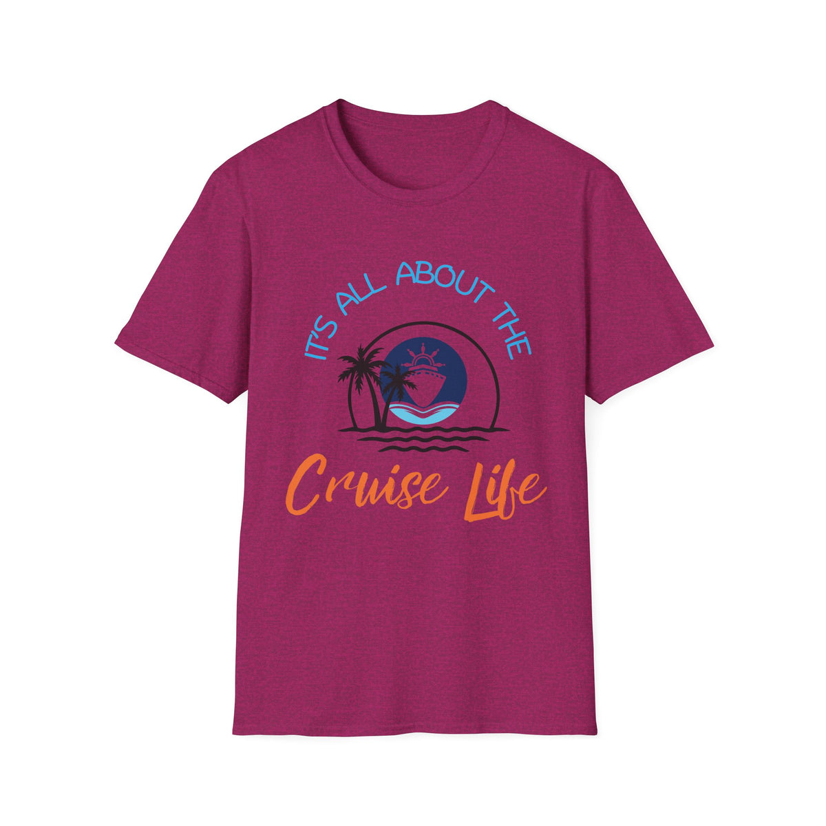Cruise Life Vacation T-Shirt, Ocean Holiday Tee, Beach Relaxation Top, Travel Adventure Shirt, Summer Trip Apparel
